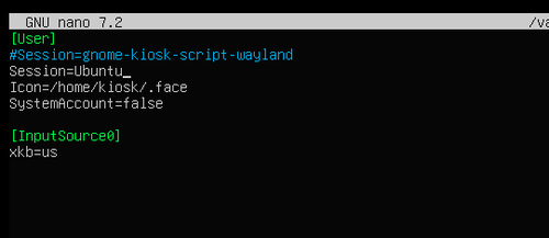 Changing the desktop environment with the command line